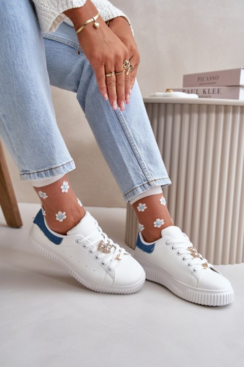 Trampki Model Cillione 2793 White/Blue - Step in style Step in style Trampki Model Cillione 2793 White/Blue - Step in style Step in style
