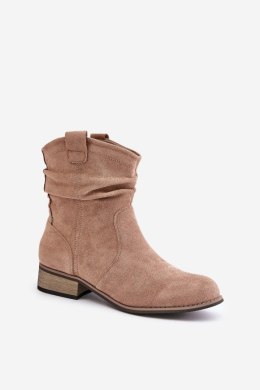 Botki Model Elletinnia 24BT02-3046 Beige - Step in style Step in style