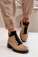 Botki Model Erisabelle RMR23123-12 Beige - Step in style Step in style Botki Model Erisabelle RMR23123-12 Beige - Step in style Step in style