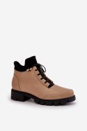 Botki Model Erisabelle RMR23123-12 Beige - Step in style Step in style Botki Model Erisabelle RMR23123-12 Beige - Step in style Step in style