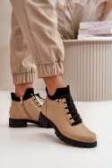 Botki Model Erisabelle RMR23123-12 Beige - Step in style Step in style Botki Model Erisabelle RMR23123-12 Beige - Step in style Step in style