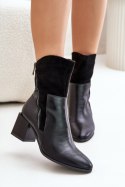 Botki Model Relabina ASA217-9 Black - Step in style Step in style Botki Model Relabina ASA217-9 Black - Step in style Step in style