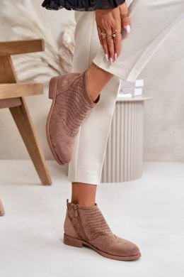 Botki Model S.Barski HY42-076 Brown - Step in style Step in style
