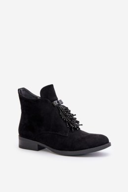 Botki Model S.Barski HY42-715 Black - Step in style Step in style