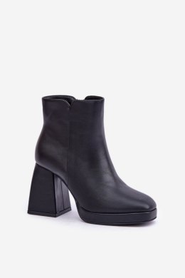 Botki Model Selarae LQ-48 Black - Step in style Step in style