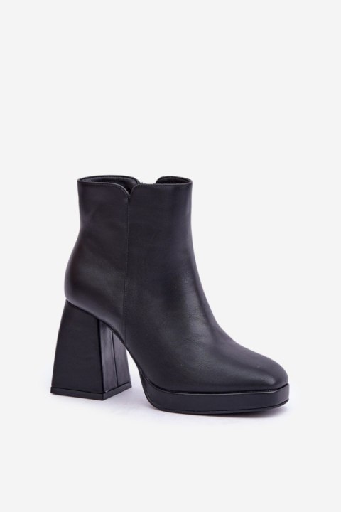 Botki Model Selarae LQ-48 Black - Step in style Step in style Botki Model Selarae LQ-48 Black - Step in style Step in style