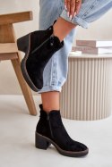 Botki Model Velarilla KE221 Black - Step in style Step in style Botki Model Velarilla KE221 Black - Step in style Step in style