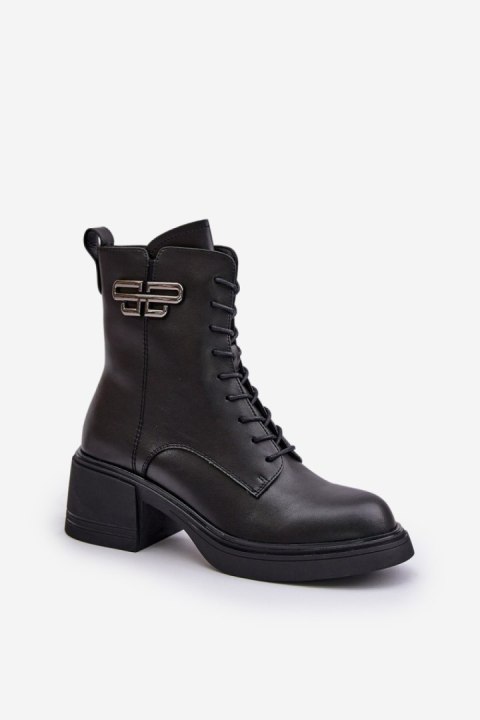 Botki Model Vinceza 66682 Black - Step in style Step in style Botki Model Vinceza 66682 Black - Step in style Step in style