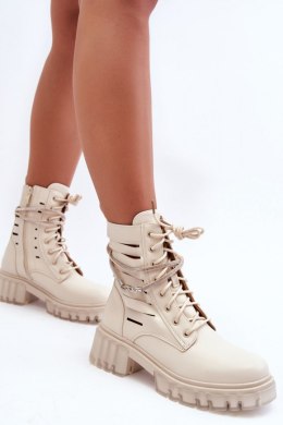Botki Workery Model Rocky D8109 Beige - Step in style Step in style
