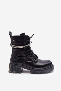 Botki Workery Model Rocky D8109 Black - Step in style Step in style