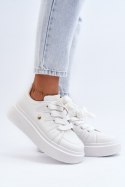 Buty Sportowe Model Asylia BL380A White - Step in style Step in style Buty Sportowe Model Asylia BL380A White - Step in style Step in style