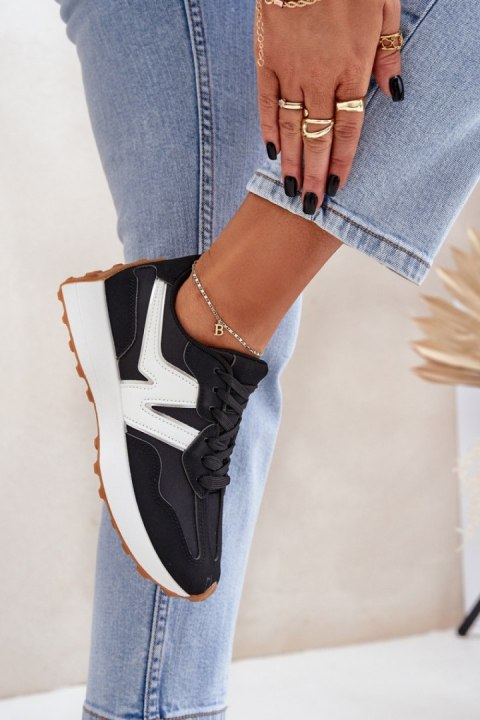 Buty Sportowe Model Britma LA295P Black - Step in style Step in style Buty Sportowe Model Britma LA295P Black - Step in style Step in style
