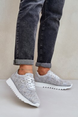 Buty Sportowe Model DA LR51-635 Silver - Step in style Step in style