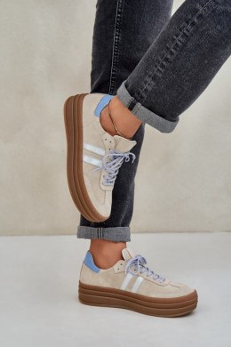 Buty Sportowe Model Zazoo N1068S4 Beige - Step in style Step in style