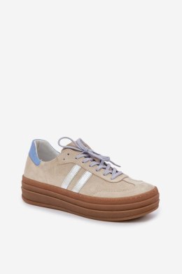 Buty Sportowe Model Zazoo N1068S4 Beige - Step in style Step in style