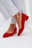 Czółenka Model Terilara M362 Red - Step in style Step in style Czółenka Model Terilara M362 Red - Step in style Step in style