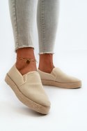 Espadryle Model Naloenma 24TX02-7698 Beige - Step in style Step in style Espadryle Model Naloenma 24TX02-7698 Beige - Step in style Step in style