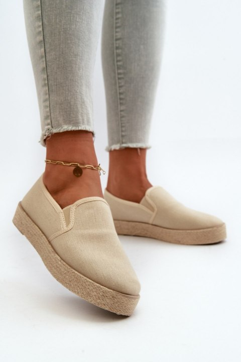 Espadryle Model Naloenma 24TX02-7698 Beige - Step in style Step in style Espadryle Model Naloenma 24TX02-7698 Beige - Step in style Step in style