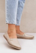 Espadryle Model Zazoo 10177 Beige - Step in style Step in style Espadryle Model Zazoo 10177 Beige - Step in style Step in style