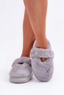 Kapcie Model Primaria YL-318 Grey - Step in style Step in style Kapcie Model Primaria YL-318 Grey - Step in style Step in style