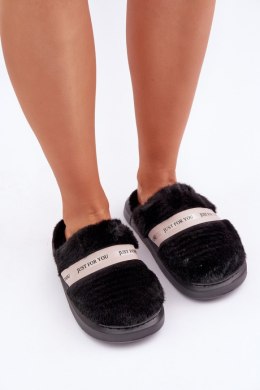 Kapcie Model Savalithea FA-198 Black - Step in style Step in style