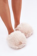 Kapcie Model Wladisa YL-327 Light Beige - Step in style Step in style Kapcie Model Wladisa YL-327 Light Beige - Step in style Step in style