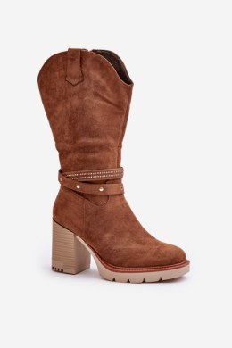 Kozaki Model Ivanelis ASA254-4 Camel - Step in style Step in style