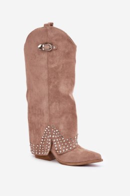 Kozaki Model Iveliri LQ-135 Dark Beige - Step in style Step in style