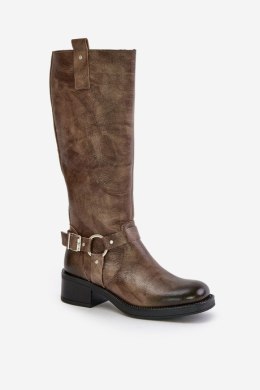 Kozaki Model Zazoo 70141 Brown - Step in style Step in style