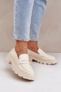 Mokasyny Model Sendall VG278 Light Beige - Step in style Step in style Mokasyny Model Sendall VG278 Light Beige - Step in style Step in style