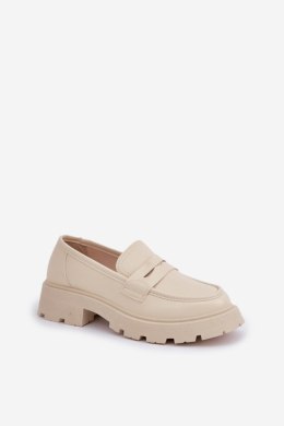 Mokasyny Model Sendall VG278 Light Beige - Step in style Step in style