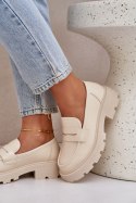 Mokasyny Model Sendall VG278 Light Beige - Step in style Step in style Mokasyny Model Sendall VG278 Light Beige - Step in style Step in style