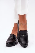 Mokasyny Model Vinceza 18100 Black - Step in style Step in style