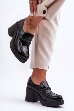 Półbuty Model Gelanor 20157 Black Skóra - Step in style Step in style
