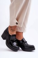 Półbuty Model Gelanor 20157 Black Skóra - Step in style Step in style