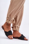 Sandał Klapki Model Aversa W-112 Black - Step in style Step in style Sandał Klapki Model Aversa W-112 Black - Step in style Step in style
