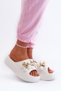 Sandał Klapki Model Bremavia BG181 White - Step in style Step in style Sandał Klapki Model Bremavia BG181 White - Step in style Step in style