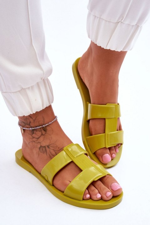 Sandał Klapki Model Zaxy JJ285261 Green - Step in style Step in style Sandał Klapki Model Zaxy JJ285261 Green - Step in style Step in style