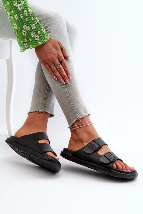 Sandał Klapki Modeli Big Star NN274A750 Black - Step in style Step in style Sandał Klapki Modeli Big Star NN274A750 Black - Step in style Step in style