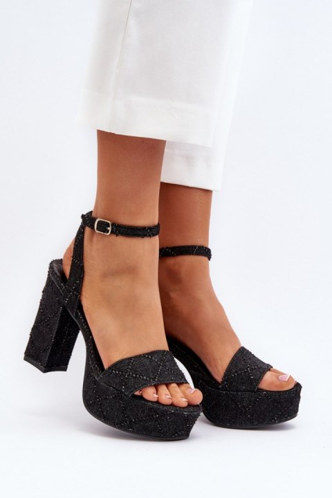 Sandały Model Acrana JA-49 Black - Step in style Step in style Sandały Model Acrana JA-49 Black - Step in style Step in style