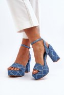 Sandały Model Acrana JA-49 Blue - Step in style Step in style Sandały Model Acrana JA-49 Blue - Step in style Step in style