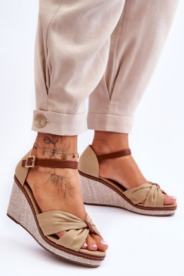 Sandały Model Daphne M338 Beige - Step in style Step in style