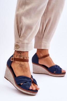 Sandały Model Daphne M338 Navy - Step in style Step in style