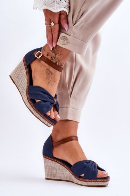 Sandały Model Daphne M338 Navy - Step in style Step in style