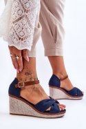 Sandały Model Daphne M338 Navy - Step in style Step in style Sandały Model Daphne M338 Navy - Step in style Step in style