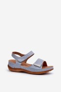 Sandały Model Iphiope 22SD98-0146 Blue - Step in style Step in style Sandały Model Iphiope 22SD98-0146 Blue - Step in style Step in style