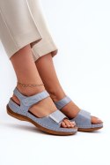 Sandały Model Iphiope 22SD98-0146 Blue - Step in style Step in style Sandały Model Iphiope 22SD98-0146 Blue - Step in style Step in style