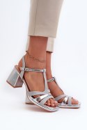 Sandały Model Lyana C-146 Silver - Step in style Step in style Sandały Model Lyana C-146 Silver - Step in style Step in style