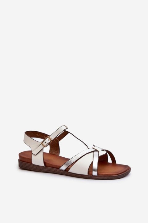 Sandały Model Sergio Leone SK071H White - Step in style Step in style Sandały Model Sergio Leone SK071H White - Step in style Step in style