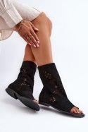 Sandały Model Zazoo 3437 Black - Step in style Step in style